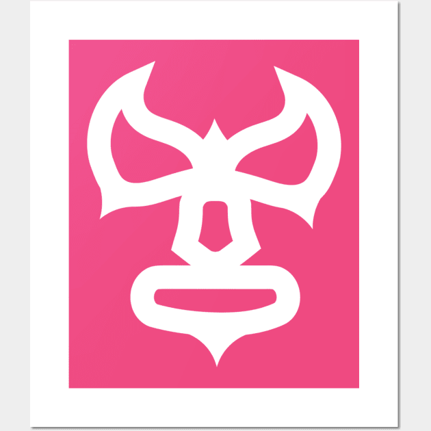 Lucha Mask V1.3 Wall Art by C E Richards